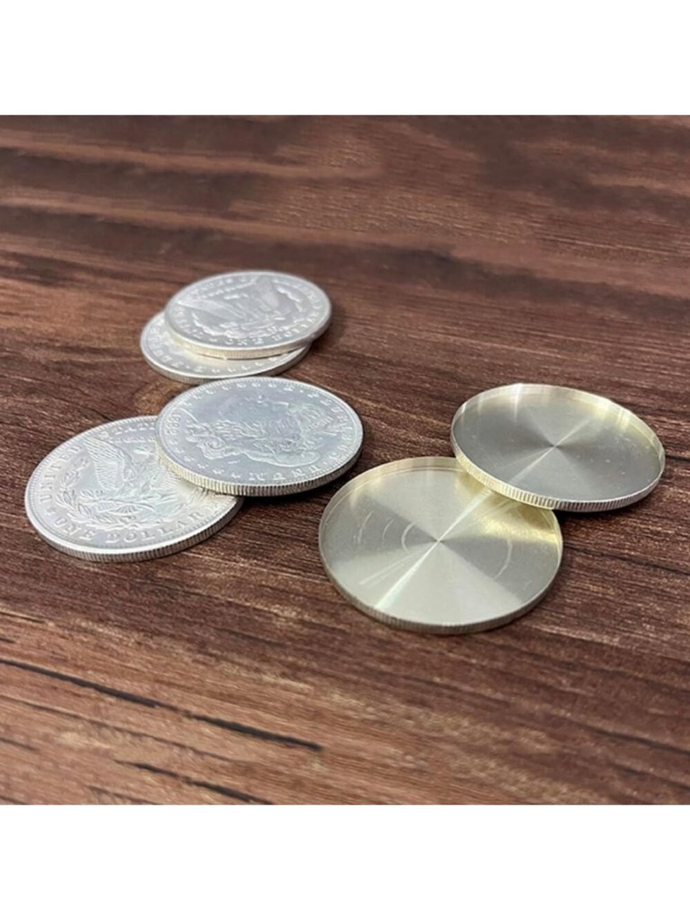 Magic Coin Set - Visual Change Tricks for Magicians, Street Illusions & Gimmicks
